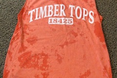 Selling A Singular Item: Camp Timber Tops Bleached Tank Top