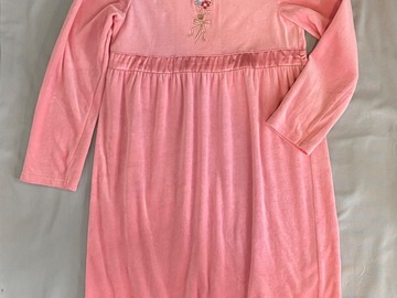Selling with online payment: VTG Gymboree 9 La Belle Époque Velour Nightgown Pink Sleep 