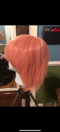 Pink wig