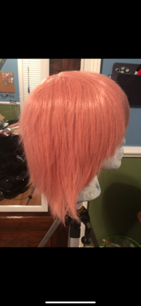 Pink wig