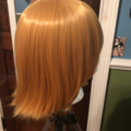 Selling with online payment: Orange-blonde wig