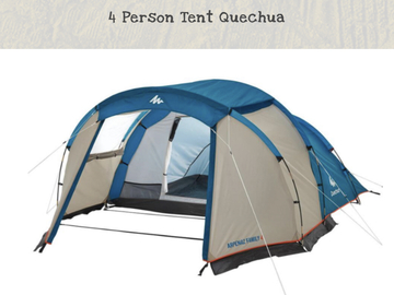 Renting out: QueChua Arpenaz Family 4