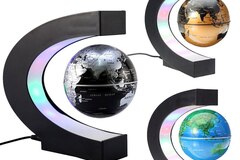 Bulk Lot (Liquidation & Wholesale): $3,425 MSRP - Lot of 98 Magnetic Levitating C-Globe 3 Colors New
