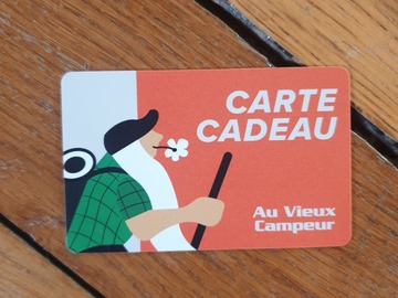 Vente: Carte cadeau Au Vieux Campeur (100€)
