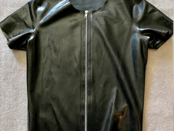 Selling: Invincible Rubber T-Shirt Front Zip Size Med