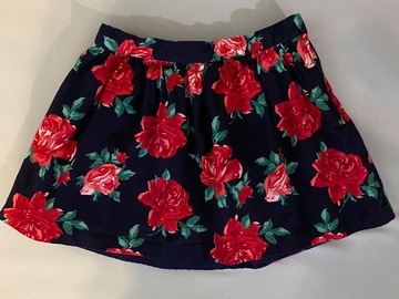 Selling with online payment: Janie And Jack 6 Navy Blue Rose Skirt Holiday 2019 Full 