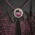 Selling with online payment: Child's Halloween Spider Witch Two-Piece Dress/Cape