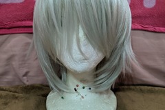 Selling with online payment: Short silver wig