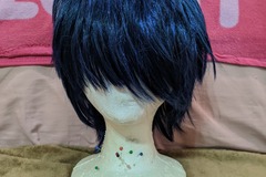 Selling with online payment: Short blue-black wig