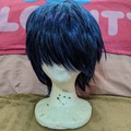 Selling with online payment: Short blue-black wig