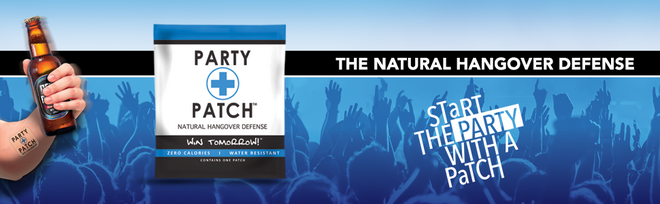 Party Patch Natural Hangover Cure - 10 pack $20