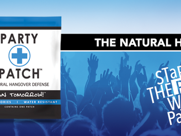 Buy Now: Party Patch Natural Hangover Cure - 10 pack $25