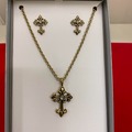 Bulk Lot (Liquidation & Wholesale): 50 sets--Cross neck & earrings in gift box $18.00 retail--$1.49
