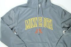 Buy Now: Mens Pro Edge Minnesota Golden Gophers Gray Hoodie 20 QTY