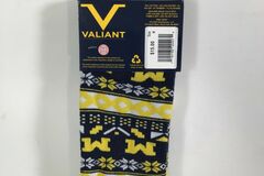 Buy Now: Valiant Maize Blue Michigan Wolverines Boot Socks Medium 100 QTY