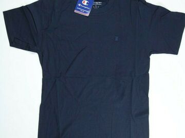 Buy Now: Mens Champion Navy Jersey T Shirt MULTIPLE SIZES 20 QTY NEW!