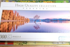Vente avec paiement en ligne: Puzzle Arbre du lac Wanaka (Panorama) 1000 pièces