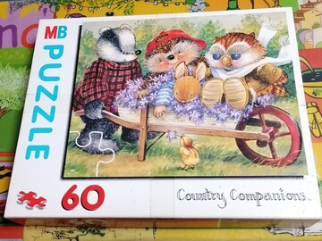 Vente avec paiement en ligne: Puzzle Country Companions 60 pièces