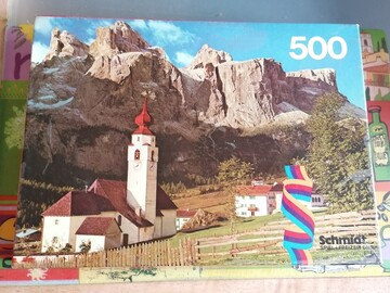 Vente avec paiement en ligne: Puzzle Colfosco, Suisse 500 pièces