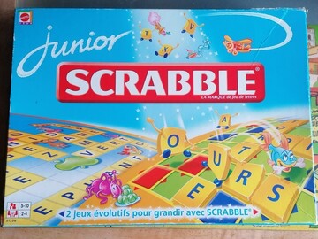 Vente avec paiement en ligne: Scrabble Junior à partir de 10 ans de Mattel