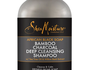 Venta: Shea Moisture African Black Soap Bamboo Charcoal Shampoo 384m