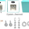 Bulk Lot (Liquidation & Wholesale): 50 Pair Swarovski Crystal Earrings in Tiffany Blue Gift Box