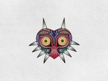 Tattoo design: Zelda Majora's Mask