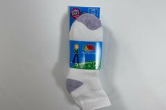Buy Now: Fruit of the Loom White Girls Ankle Socks 3 Pair Large 50 QTY NEW