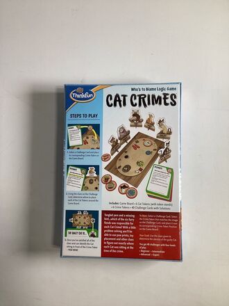 Thinkfun Cat Crimes Logic Game 20 QTY NEW! NIB
