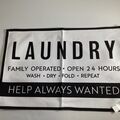 Comprar ahora: White Black Laundry Rug 24x16 50 QTY NEW! NWT