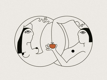 Sell Artworks: Adam and Eve-Print