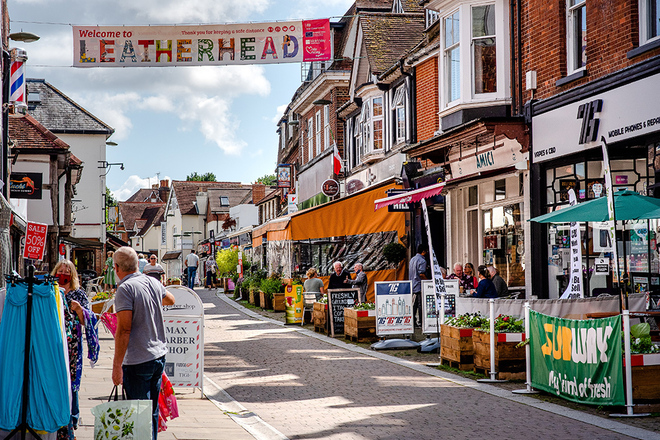Leatherhead UK, Near Train Station & Town Center. Great Parking