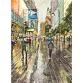  : Rainy day in Causeway Bay.– Art print