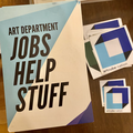 For Free: Cleared ArtCube Stickers  + Postcards