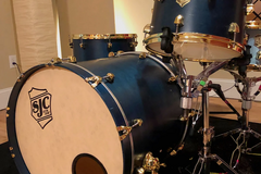 Selling with online payment: SJC Maple Drum Kit Navy 3-Piece Satin Stain