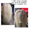 Selling with online payment: Blonde Lacefront Wig