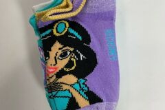 Buy Now: Girls Disney Aladdin Jasmine No Show Socks Mixed Sizes 50 QTY NEW