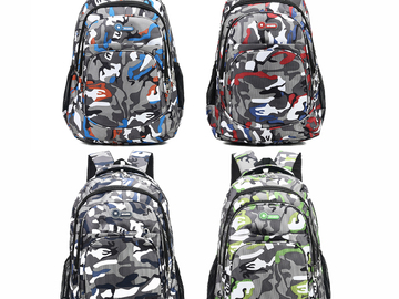 Liquidation & Wholesale Lot: (24) waterproof sport modern design backpack MSRP 1,870.00