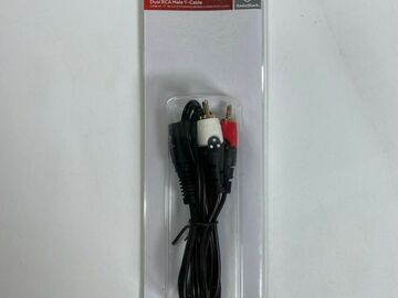 Comprar ahora: RadioShack.5mm Stereo Female-to-Dual RCA Male Plug Y-cable 75 QTY
