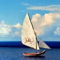 Selling with online payment: 1/700 Egyptian Fart Felucca sail boat Sails & Masts