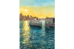  : Harbour Sunset – Art Print