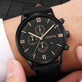 Buy Now: 35Pcs Men's Casual Sport Calendar Leather Quartz Watch