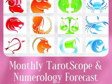 Selling: Monthly Tarotscope and Numerology  Forecast Email Reading 