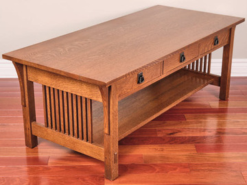 Selling: Stickley Coffee Table with Three Drawers