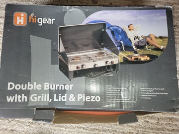 Hiring Out (per day): Hi-Gear Double Burner stove with Grill