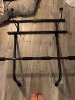 IKON fitness pull up bar with dip and straps Rent My Stuff