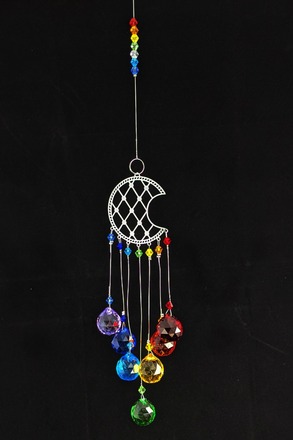 Lot of 25 Cystal Glass Suncatchers