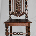 Selling: Vintage Solid Wood Hand Carved Chair