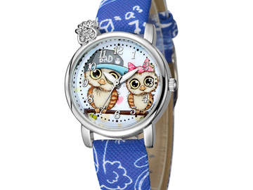 Buy Now: 35Pcs Cartoon Owl Pattern Quartz Watch For Kids