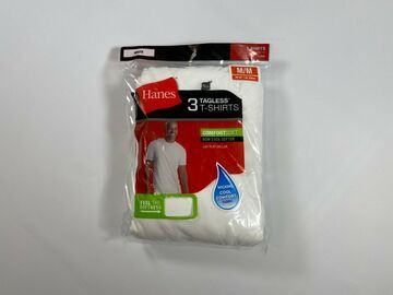 Comprar ahora: Mens Hanes White ComfortSoft Tagless T Shirt Medium 20 QTY NEW!